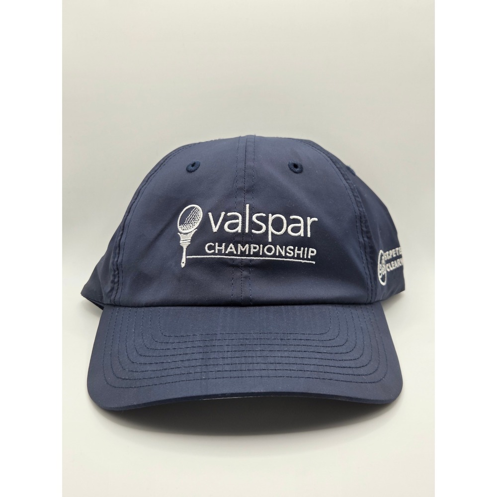 Levelwear Valspar Championship Hat Mens OSFM Navy Blue Excellent Golf Cap